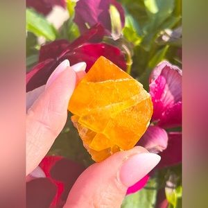 Golden Yellow Fluorite from Spain